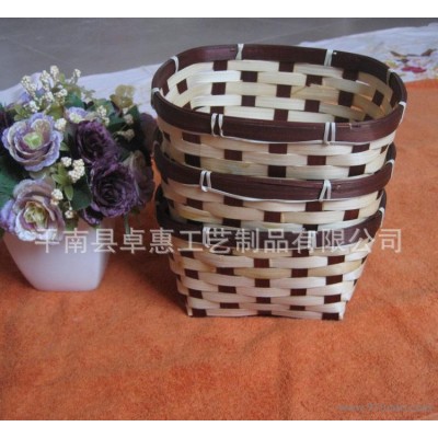 现货竹编鸡蛋篮筐|广西竹工艺品厂常年低价生产编织篮|竹编果篮