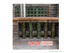 佛山红色古都厂家直销园林艺术建材釉面陶瓷花窗 陶瓷