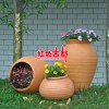 厂家直销 火炬状园林艺术陶罐 纯手工制作 花园景观装饰