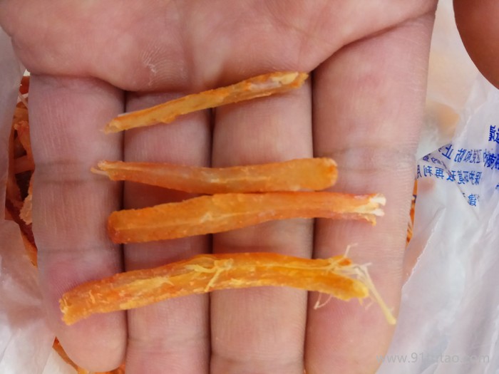 南北通  蟹肉干 干蟹腿肉 6-7成干红蟹肉干 干货批发