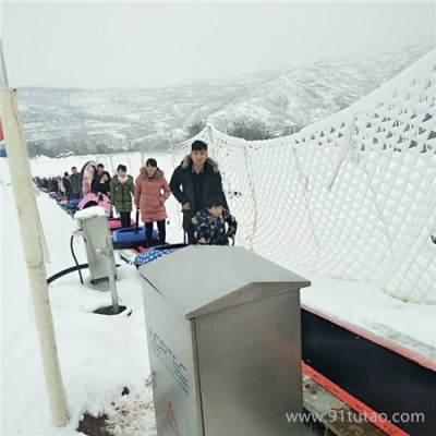 高品质冰雪设备 鹧鸪山自然公园雪地魔毯人员输送