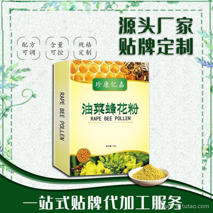 油菜花粉 油菜蜂花粉可定制 油菜花提取物OEM 批发厂家