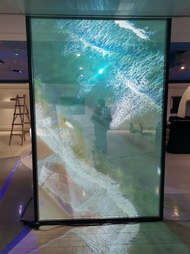 深圳全息投影背投膜 3D成像橱窗玻璃背投膜  厂家直销